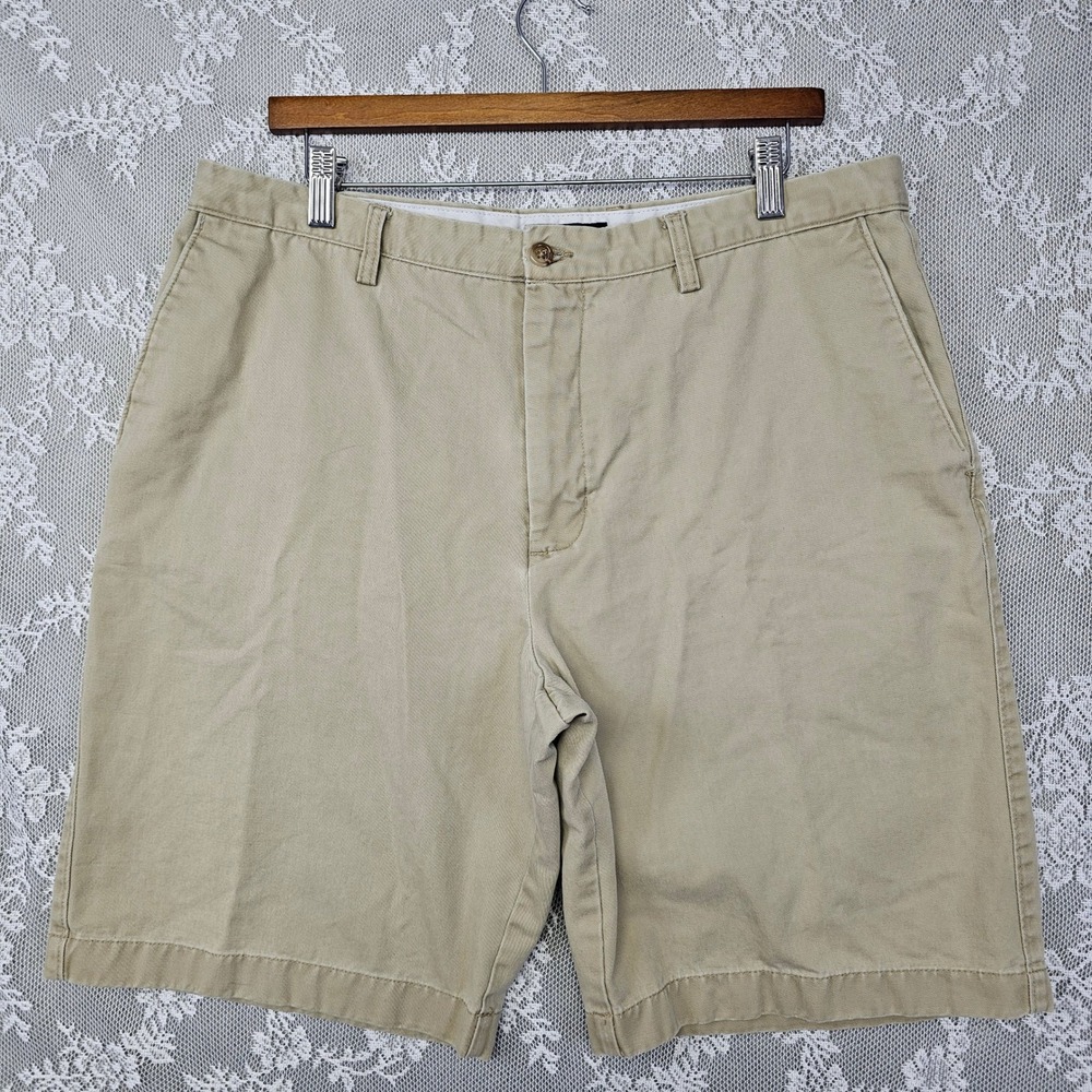 Banana Republic Rayan Fit Khaki Shorts Men's 36 Cotton Chino Golf Preppy Comfort